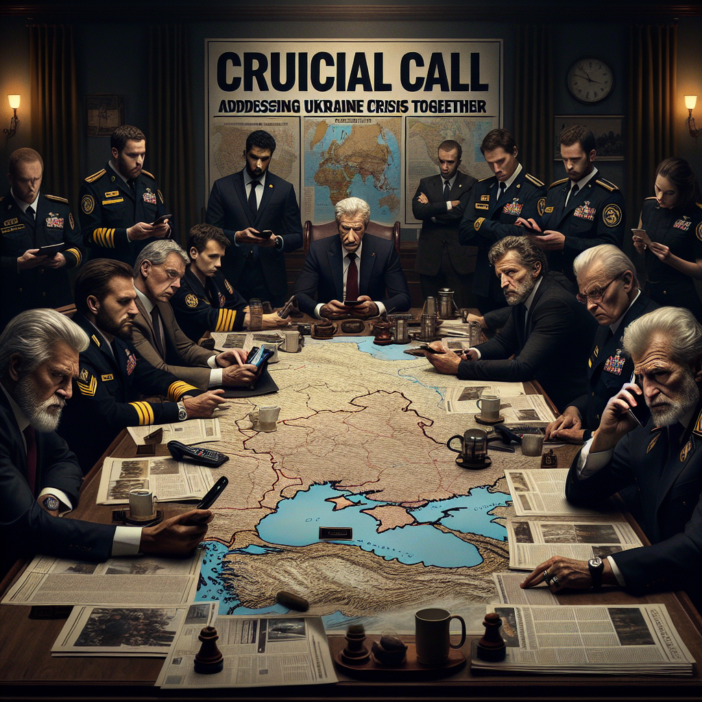 AI-generated news visualization