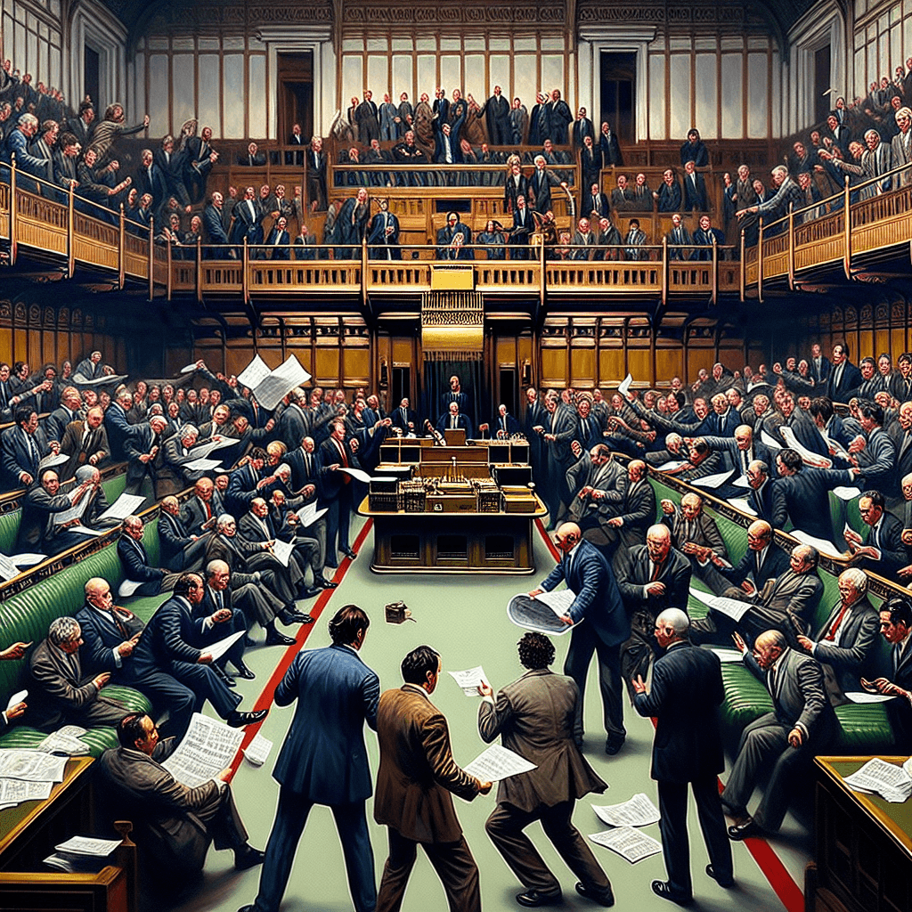 AI-generated news visualization