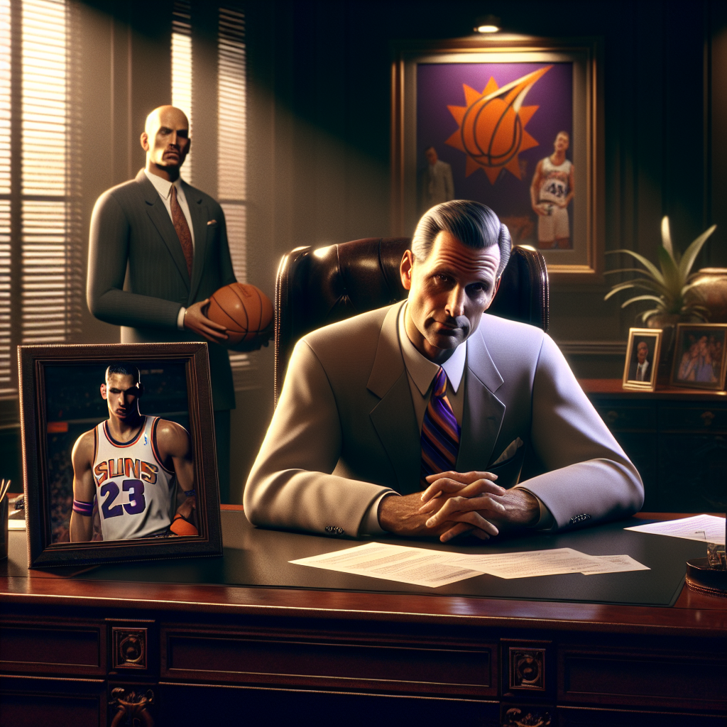 AI-generated news visualization