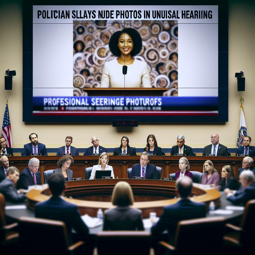 Politician Displays Nude Photos in Unusual Hearing