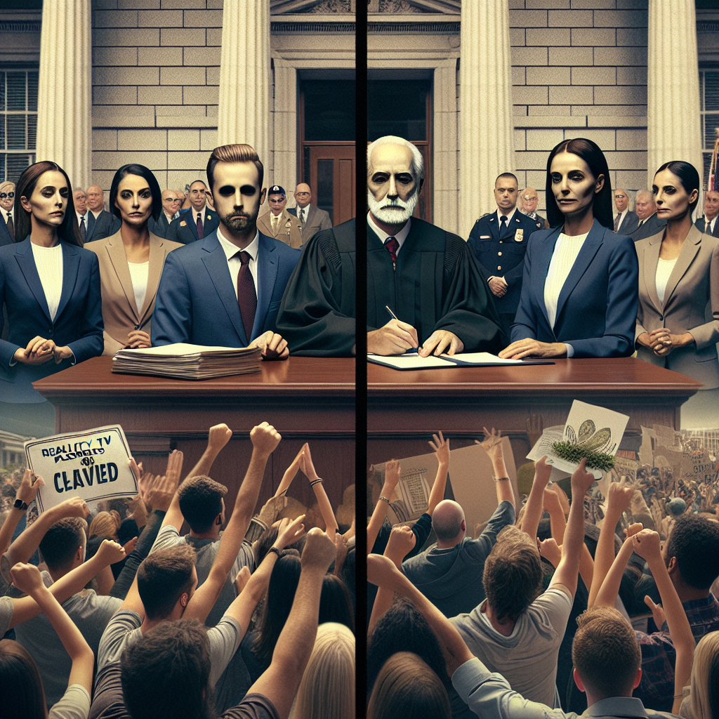 AI-generated news visualization