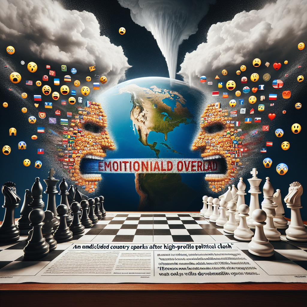 AI-generated news visualization