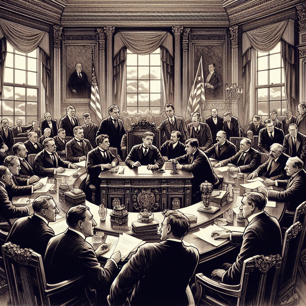 AI-generated news visualization