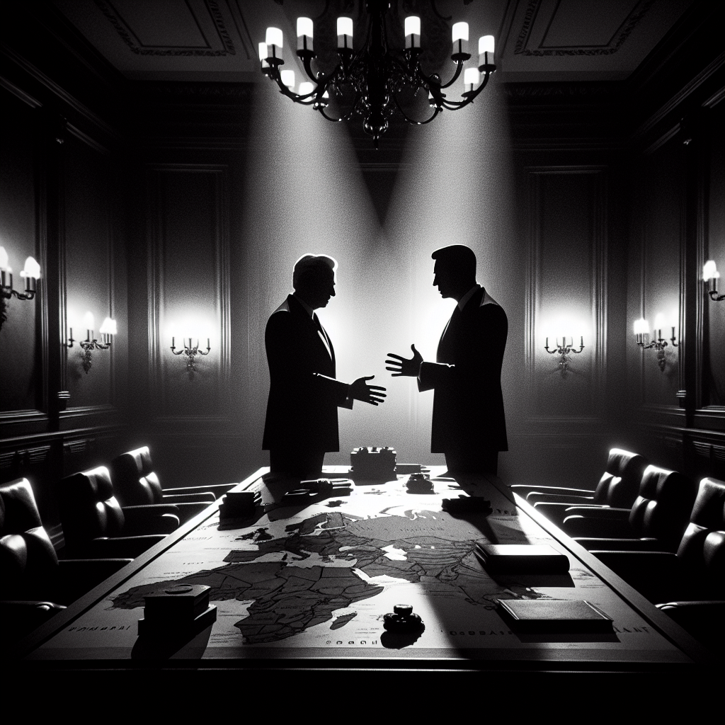 AI-generated news visualization