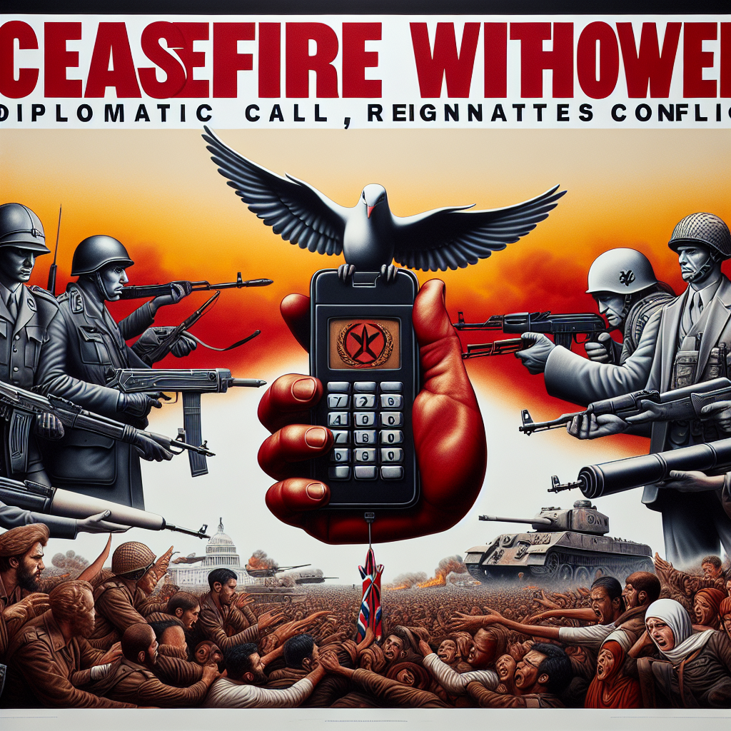 AI-generated news visualization