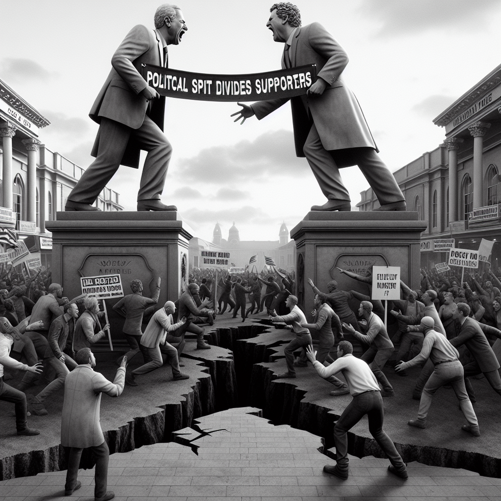 AI-generated news visualization