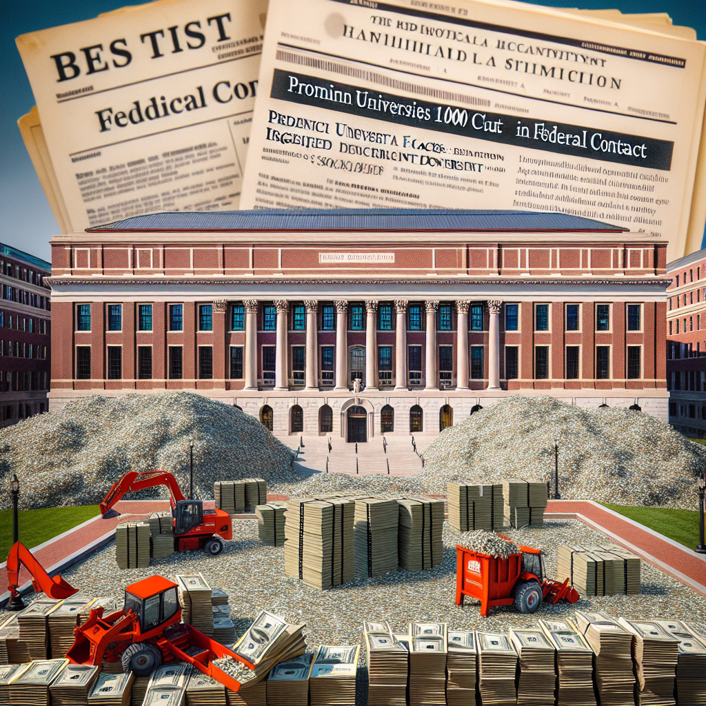 AI-generated news visualization