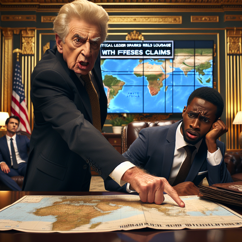 AI-generated news visualization