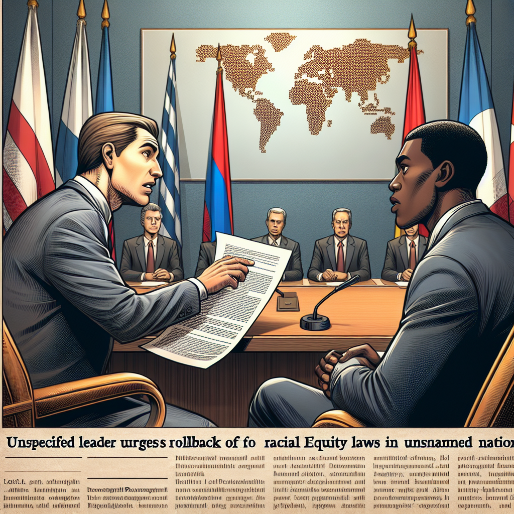 “Trump Urges Rollback of Racial Equity Laws in South Africa”