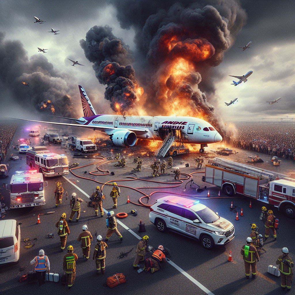 AI-generated news visualization