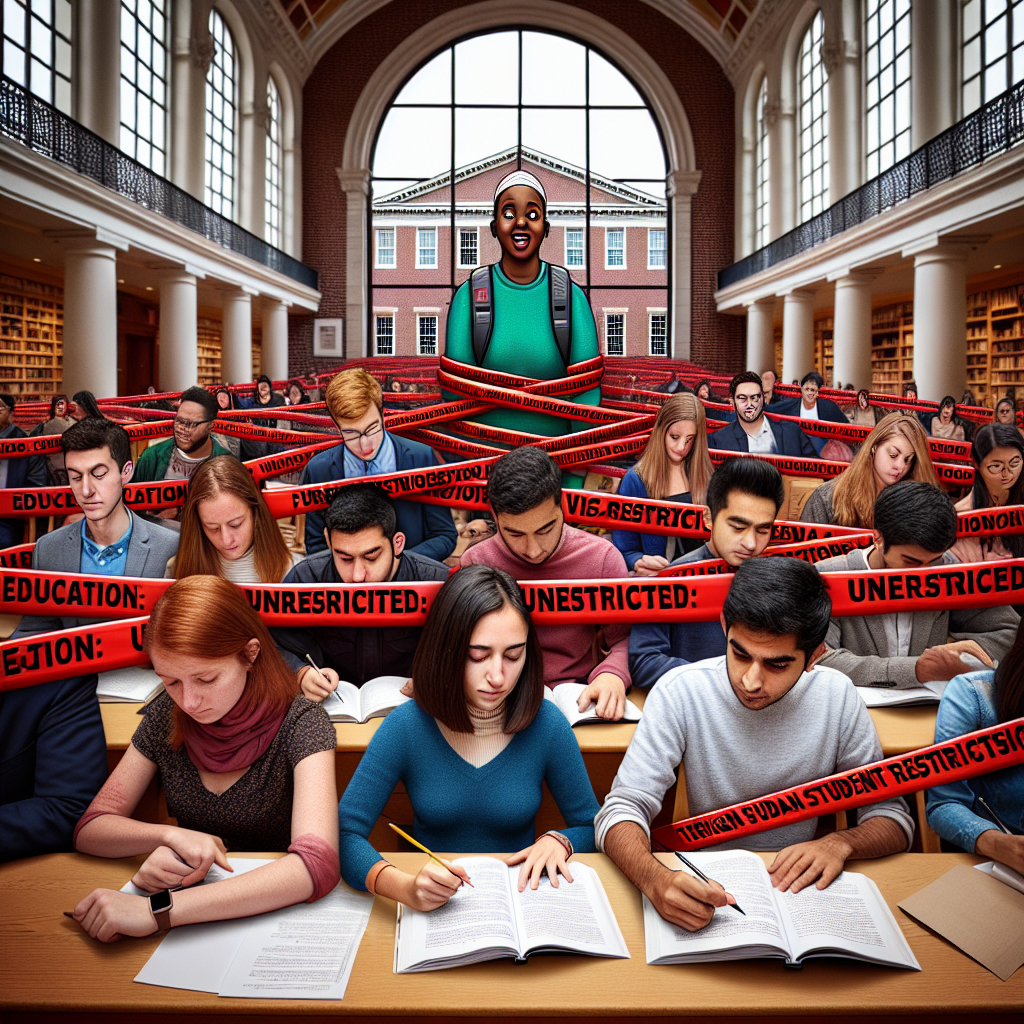 AI-generated news visualization