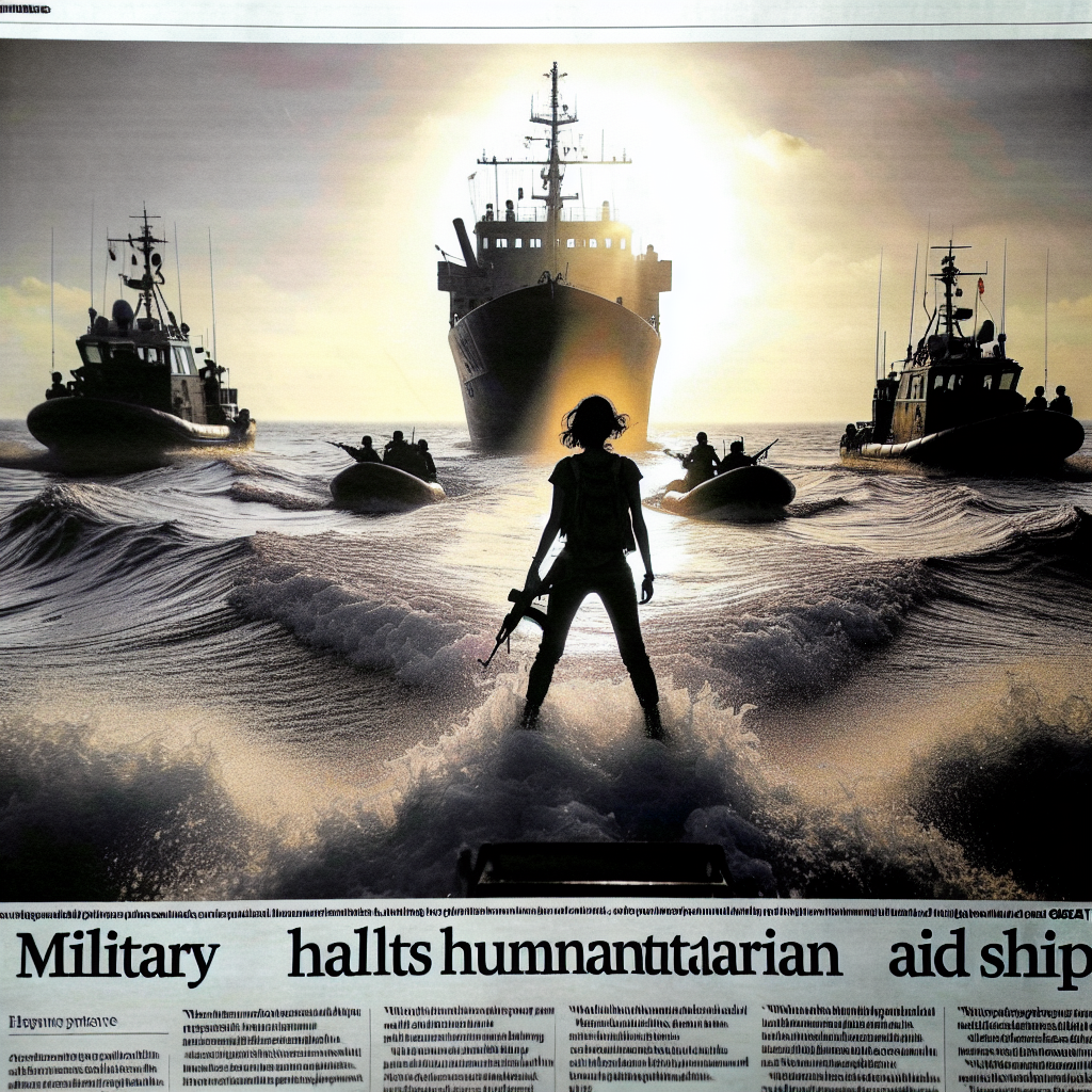 AI-generated news visualization