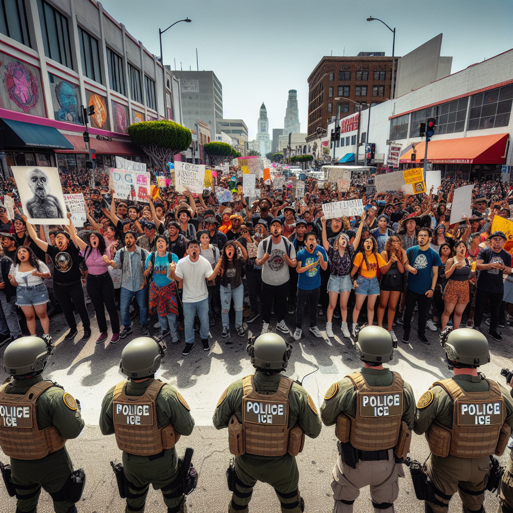 AI-generated news visualization