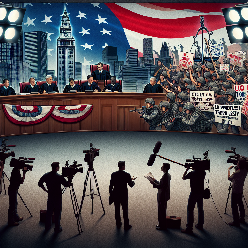 AI-generated news visualization