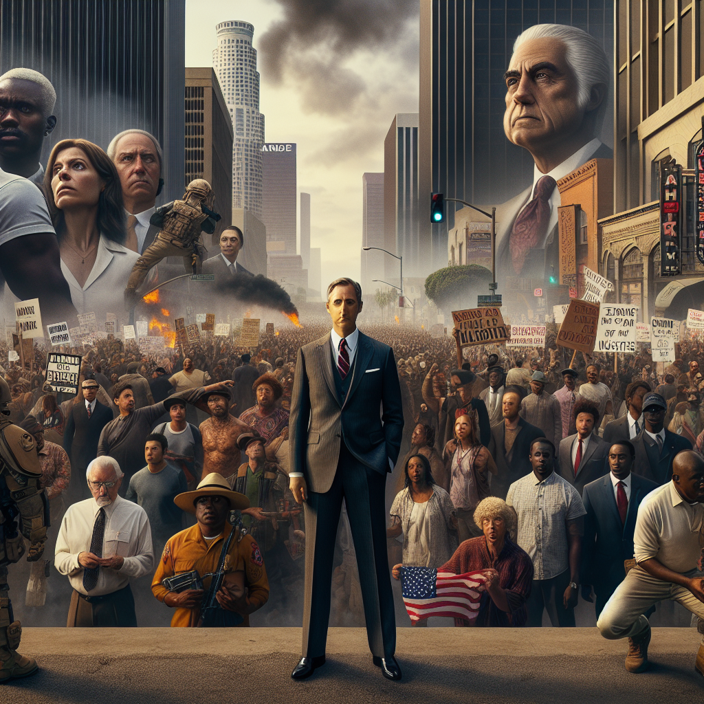 AI-generated news visualization