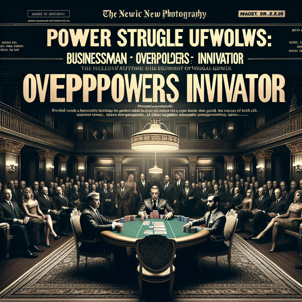 AI-generated news visualization