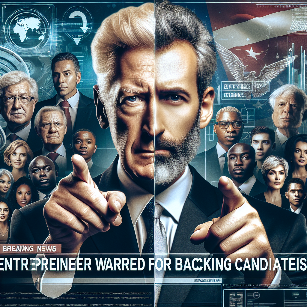 AI-generated news visualization