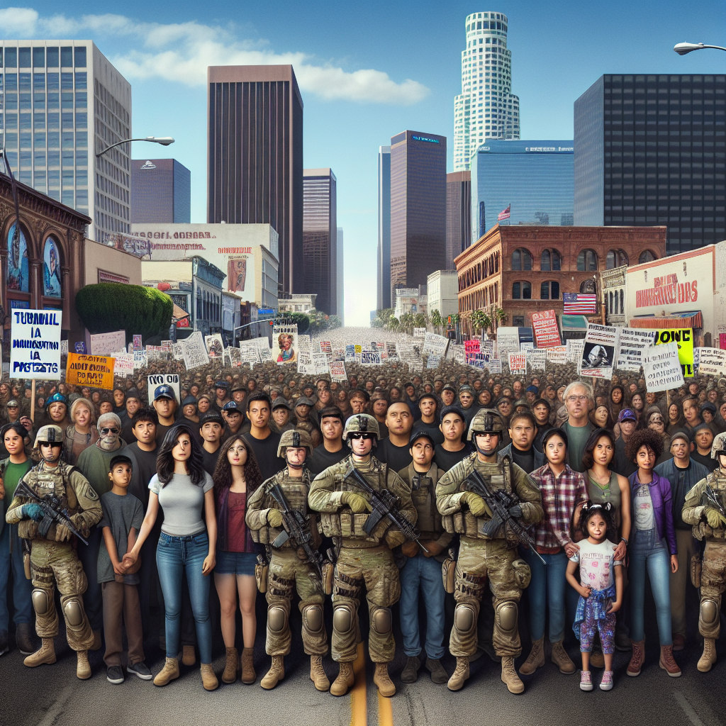 AI-generated news visualization