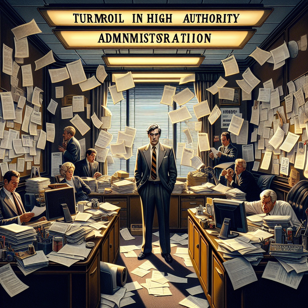 AI-generated news visualization