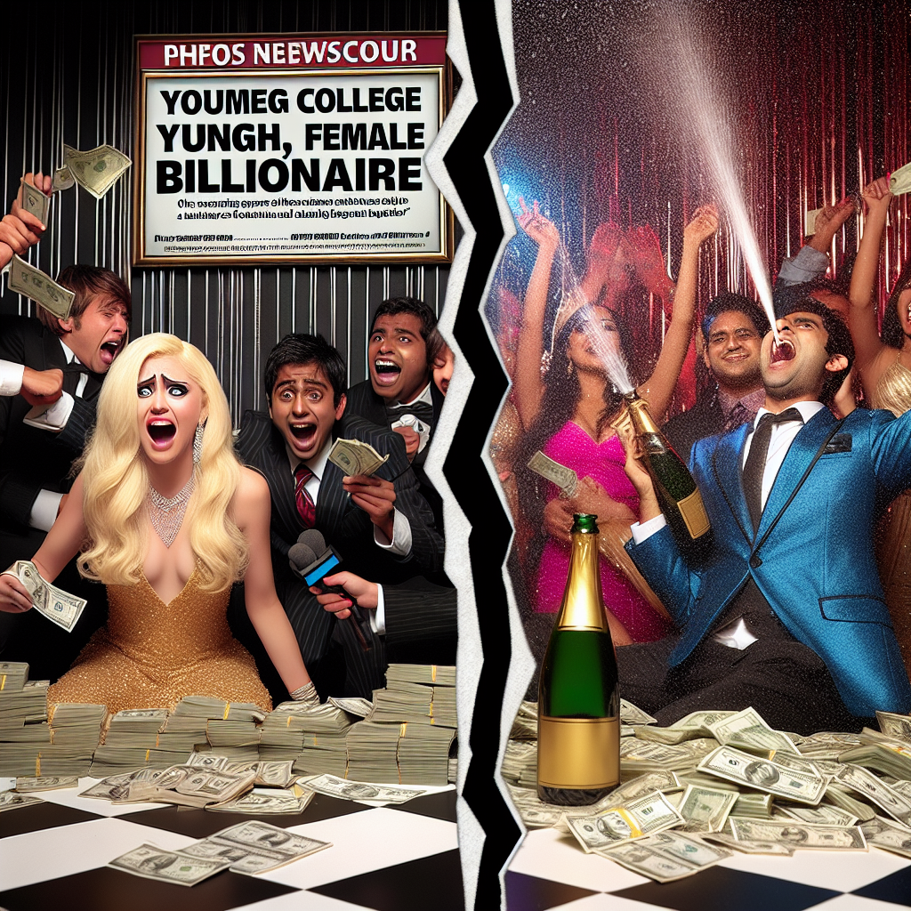 AI-generated news visualization