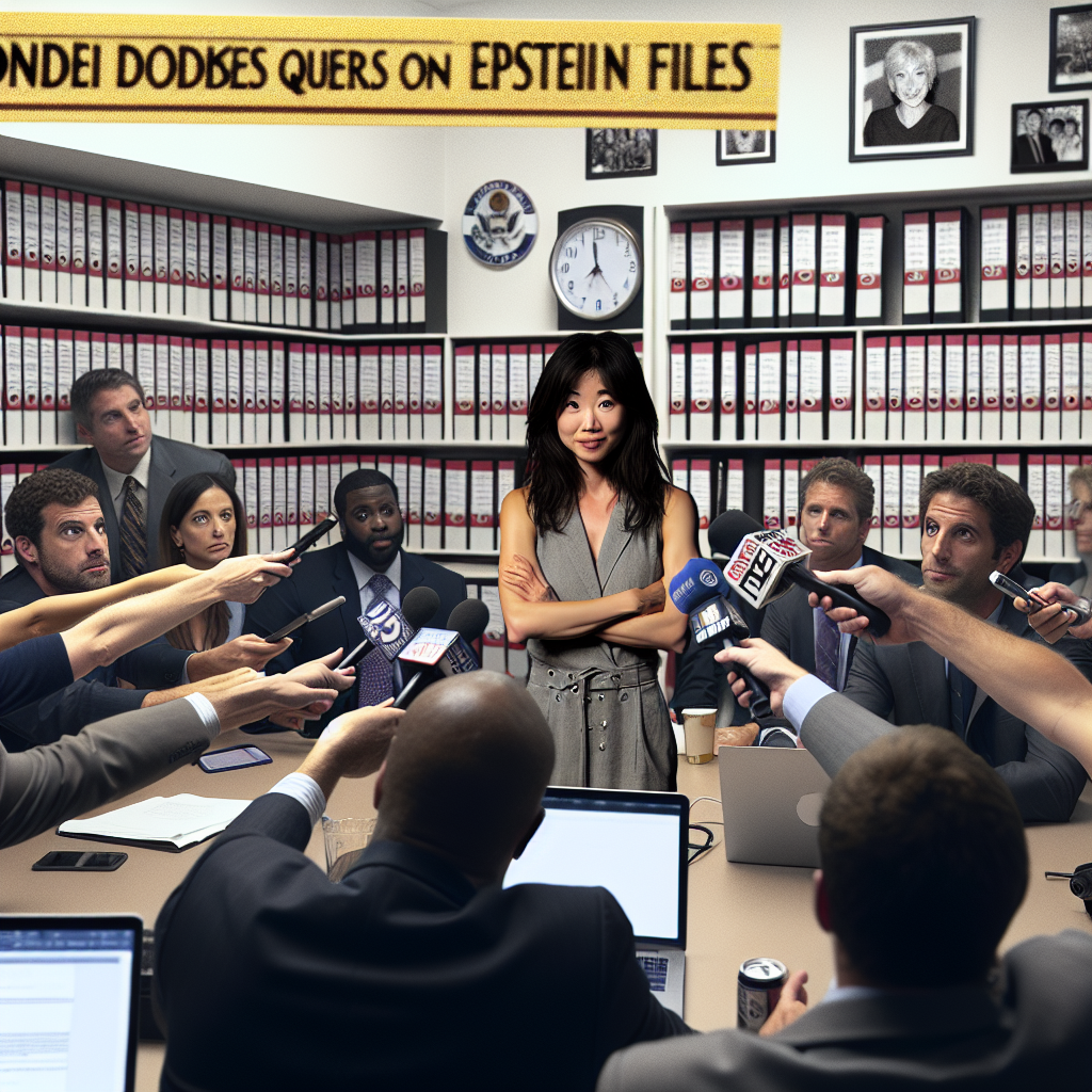 AI-generated news visualization