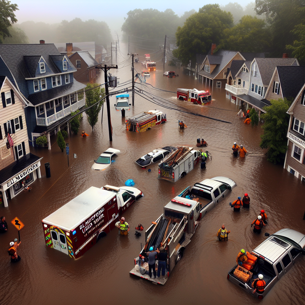 AI-generated news visualization